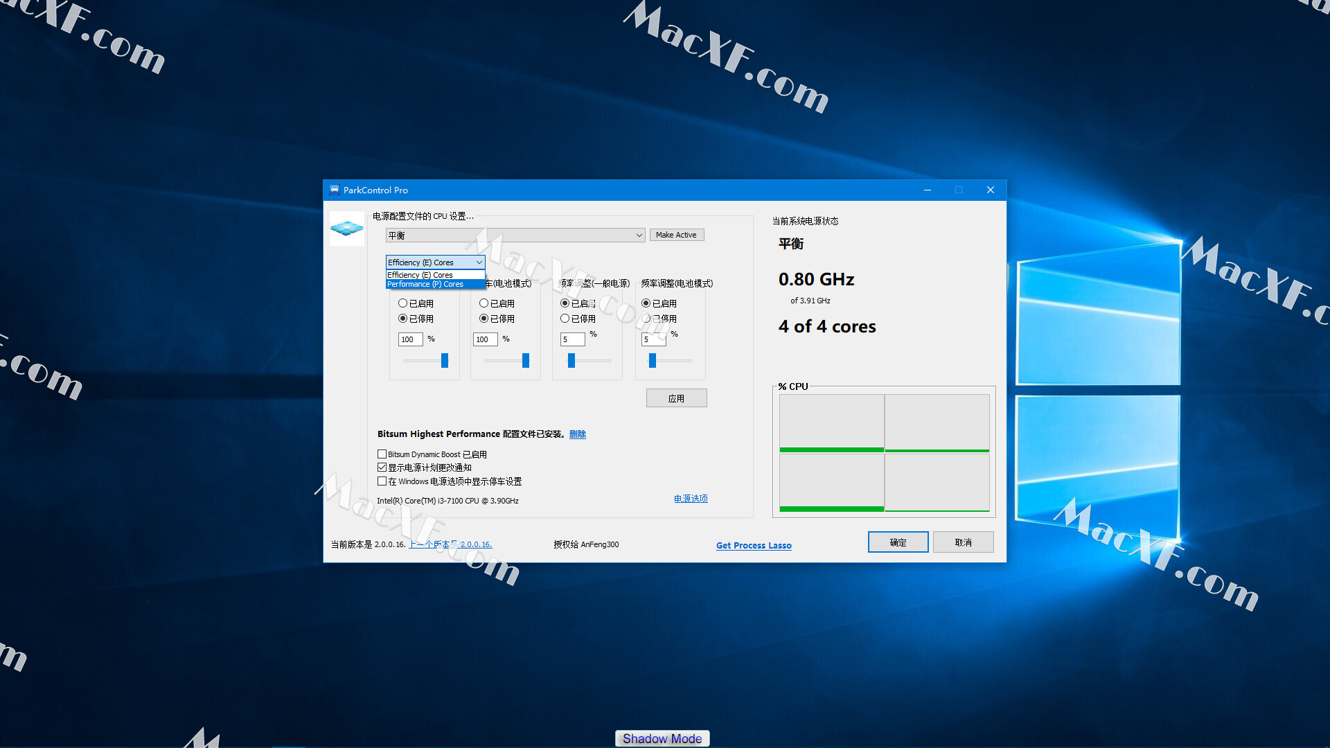 Bitsum ParkControl Pro 4.2.1.10 download the new version