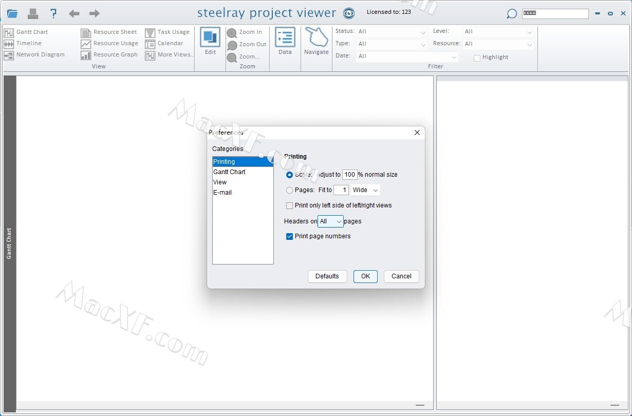 download the new Steelray Project Viewer 6.19
