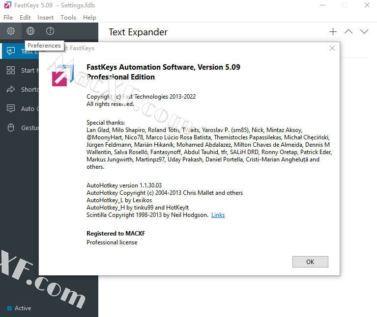 FastKeys 5.13 for mac download free