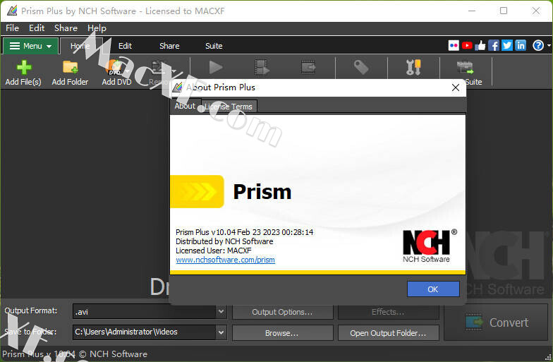 NCH Prism Plus 10.40 for apple download free