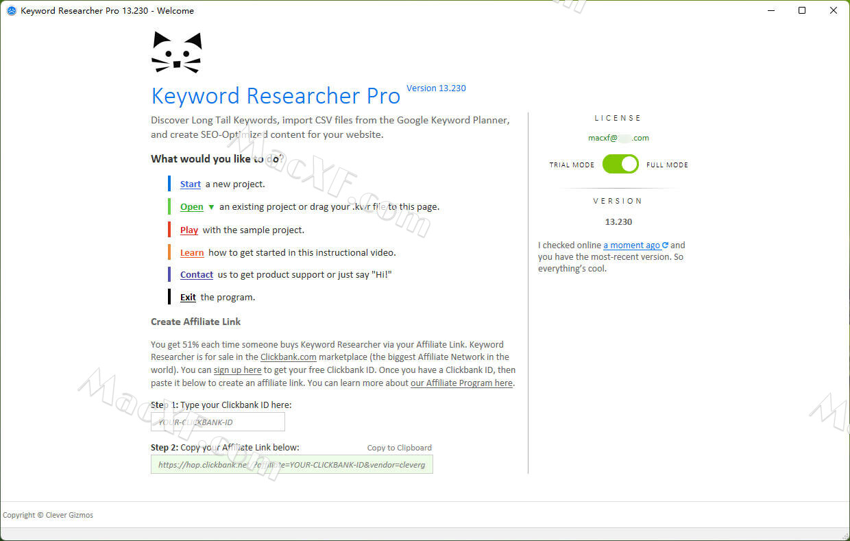 Keyword Researcher Pro 13.243 free download