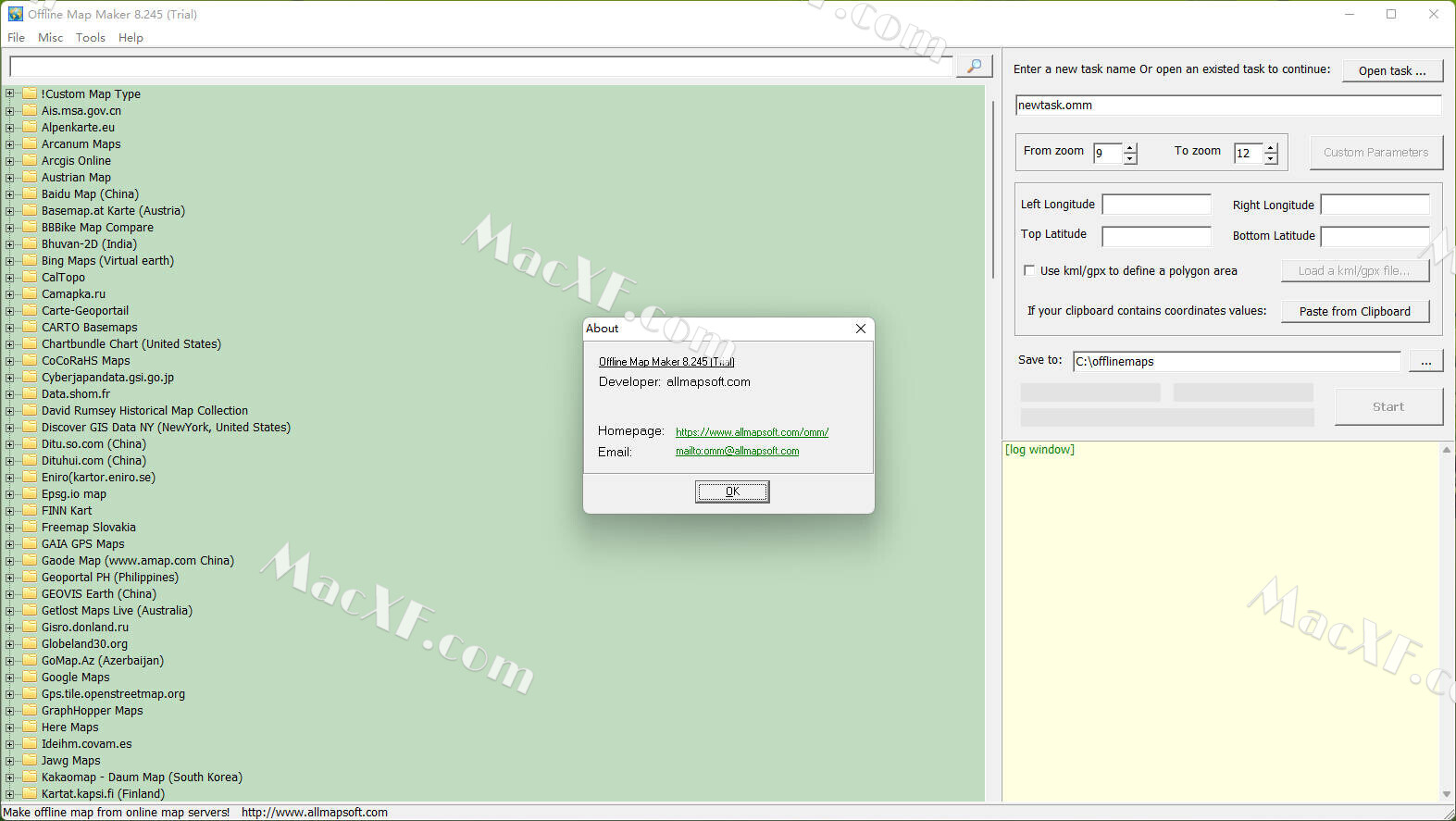 instal the new for windows AllMapSoft Offline Map Maker 8.278
