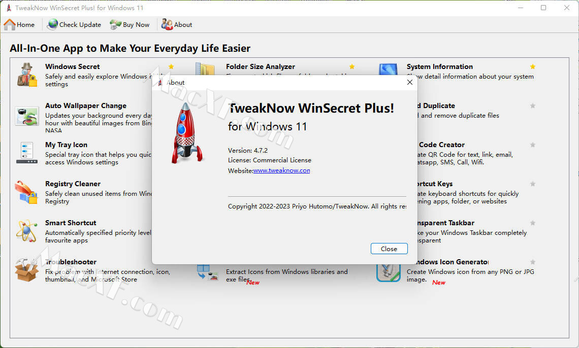 download the last version for mac TweakNow WinSecret Plus! for Windows 11 and 10 4.9.3